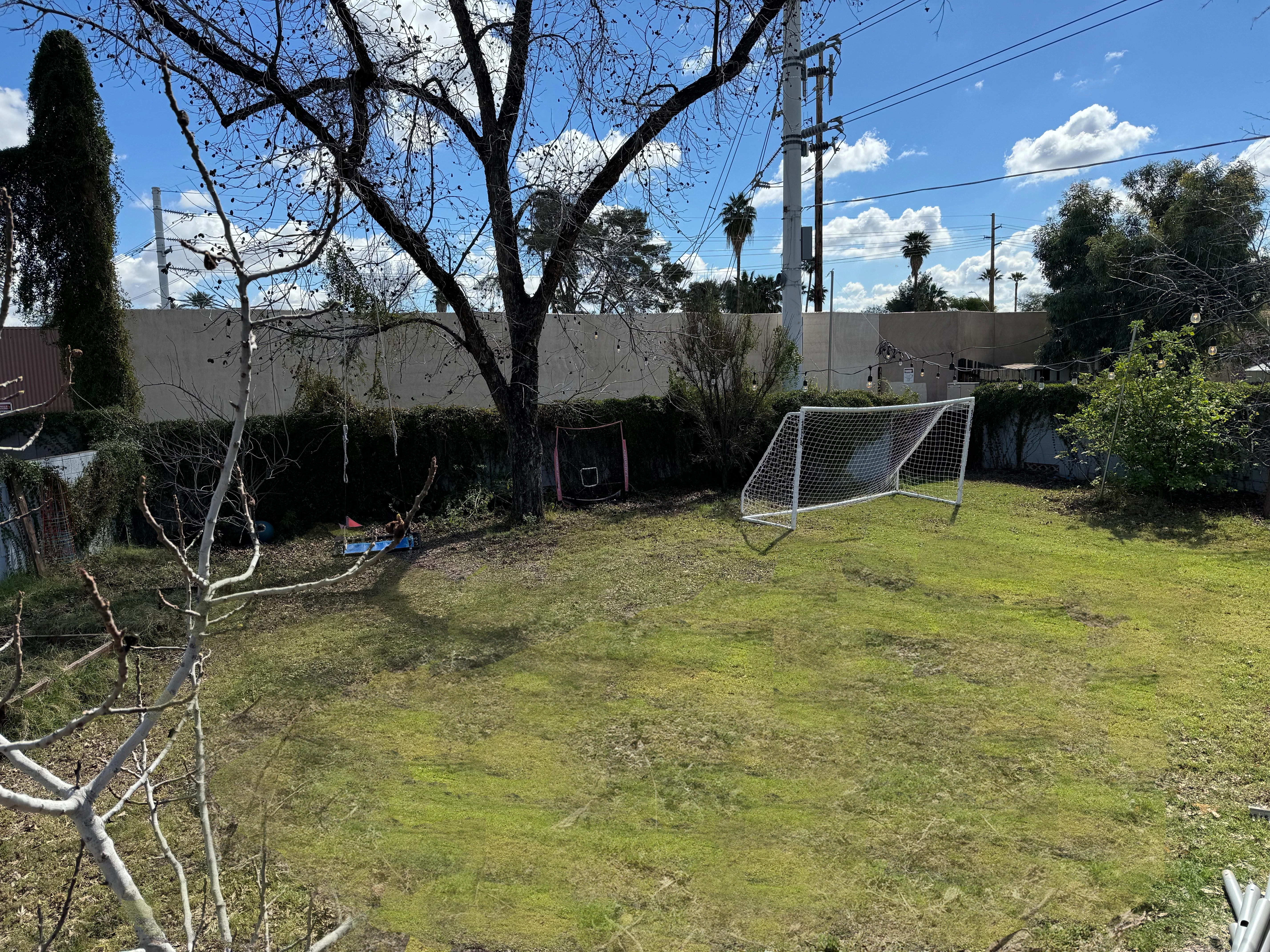 Before Now Pools installation